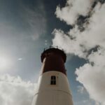 Nauset Lighthouse in Eastham on Cape Cod, representative of Hidden Village