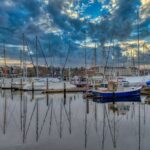 Boats in Newport Harbour, Rhode Island, representative of Newport RV Park