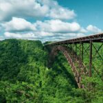 West Virginia bridge near New River Gorge, representative of The Outpost